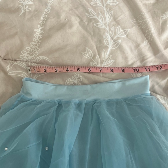 measurements added! ethereal blue ballet skirt ❄️ dance costume - Picture 5 of 7